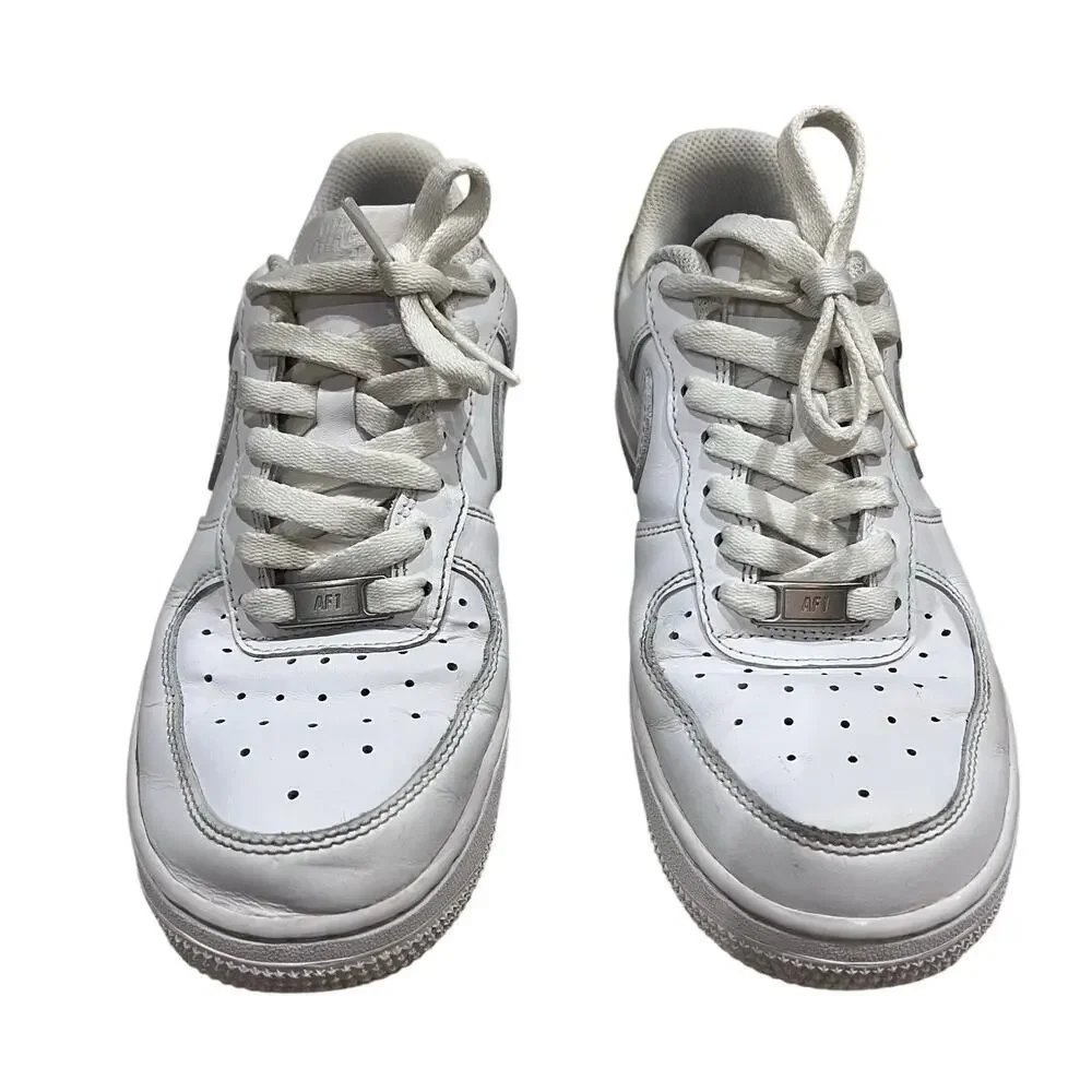 Nike Air‎ Force 1 Triple White DD8959-100 Womans US 7 EU 38 Leather Sneaker Shoe
